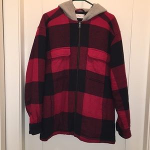 TNA Plaid Jacket